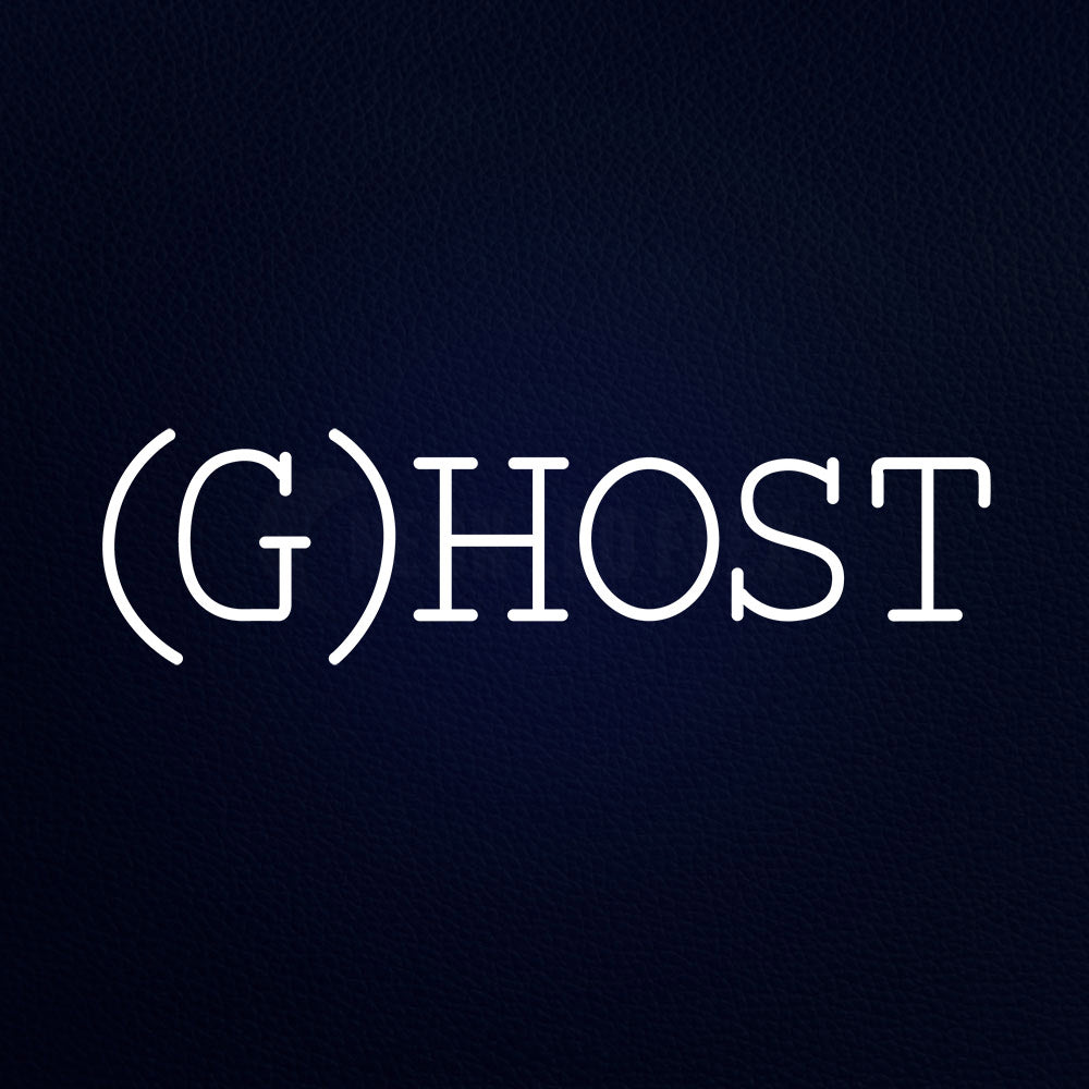 Ghost Host 32" x 10" LED Neon Sign