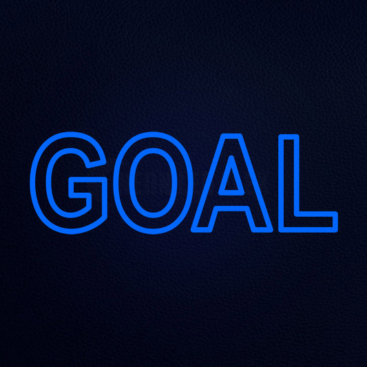 Goal 24" x 10" LED Neon Sign