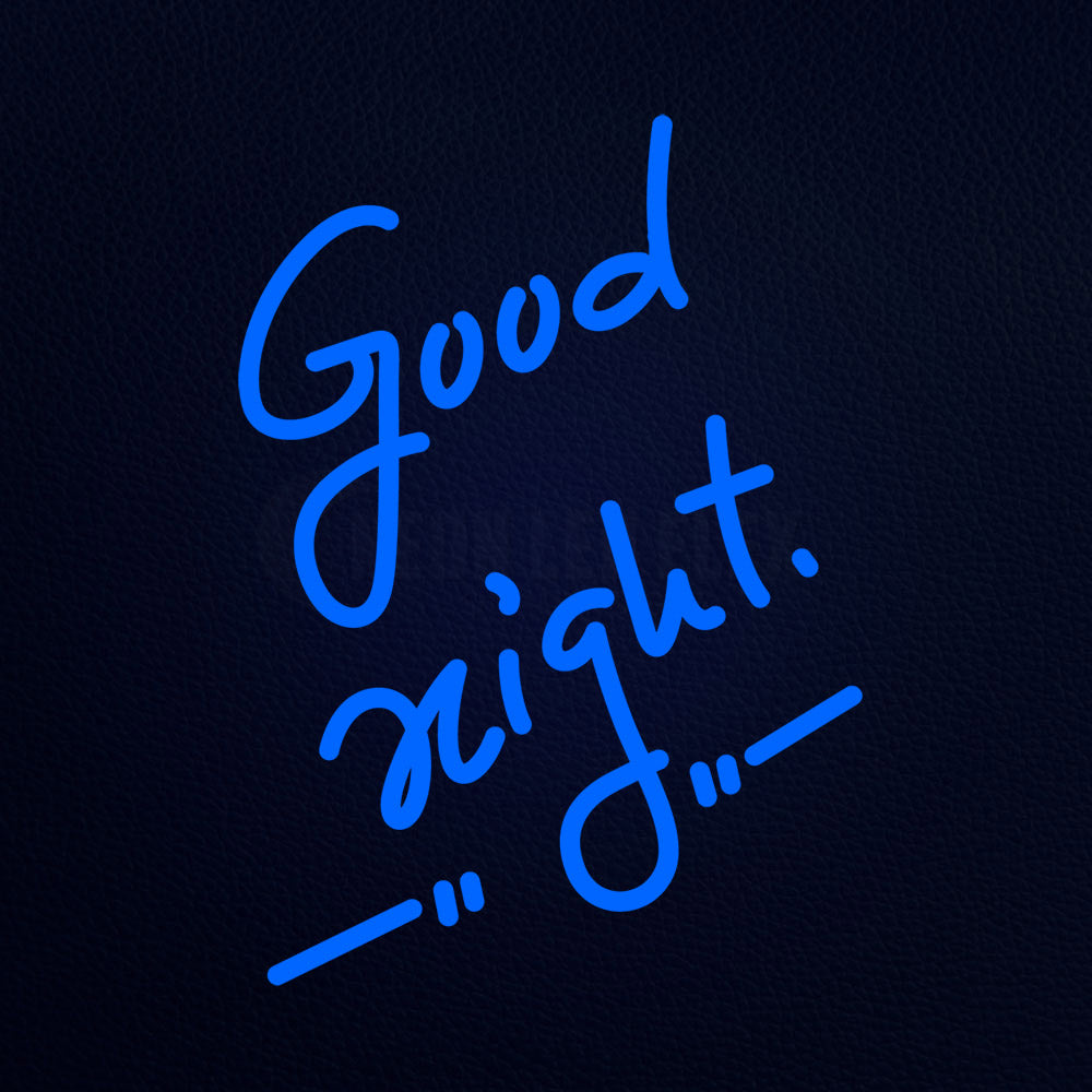 Good Night 14" x 19" LED Neon Sign