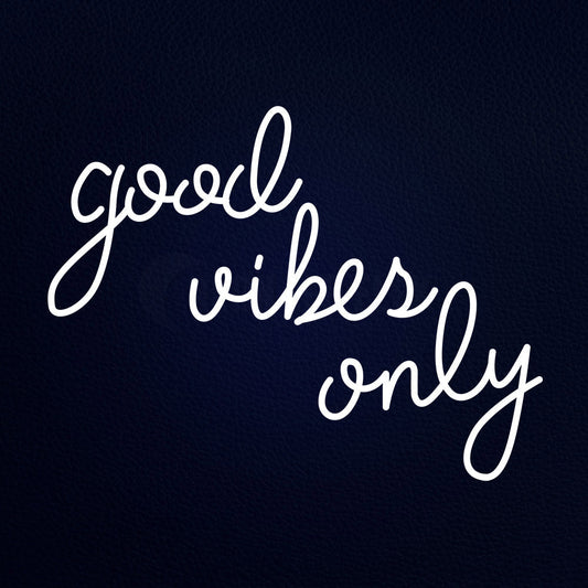 Good Vibes Only 24" x 31" LED Neon Sign
