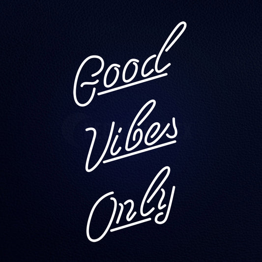 Good Vibes Only 37" x 20" LED Neon Sign