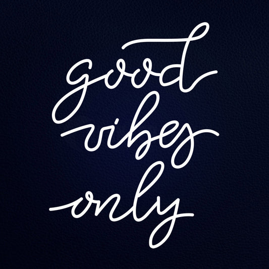 Good Vibes Only 24" x 31" LED Neon Sign