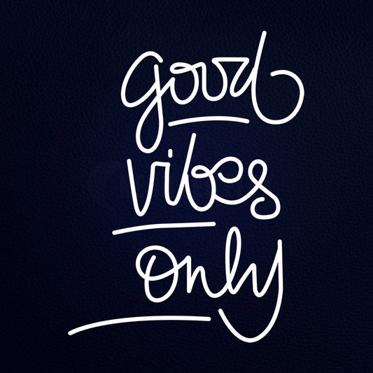 Good Vibes Only 24" x 31" LED Neon Sign