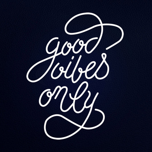 Good Vibes Only 24" x 31" LED Neon Sign
