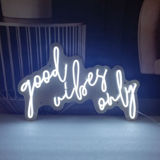 Good Vibes Only 18" x 12" LED Neon Sign