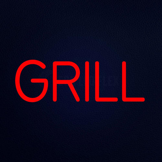 Grill 24" x 10" LED Neon Sign