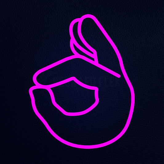 Hand Emoji 17" x 14" LED Neon Sign