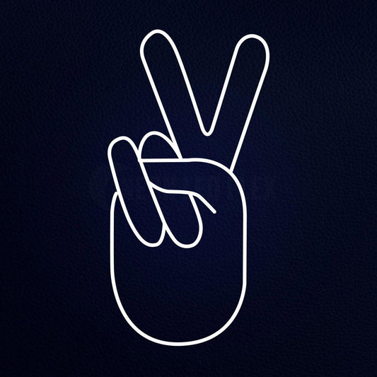 Hand 37" x 20" LED Neon Sign