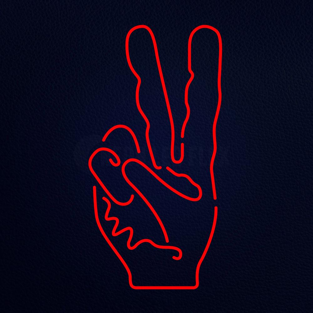 Hand Logo 37" x 20" LED Neon Sign