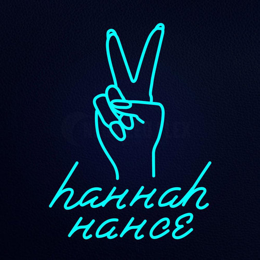 Hannah Nance 24" x 31" LED Neon Sign