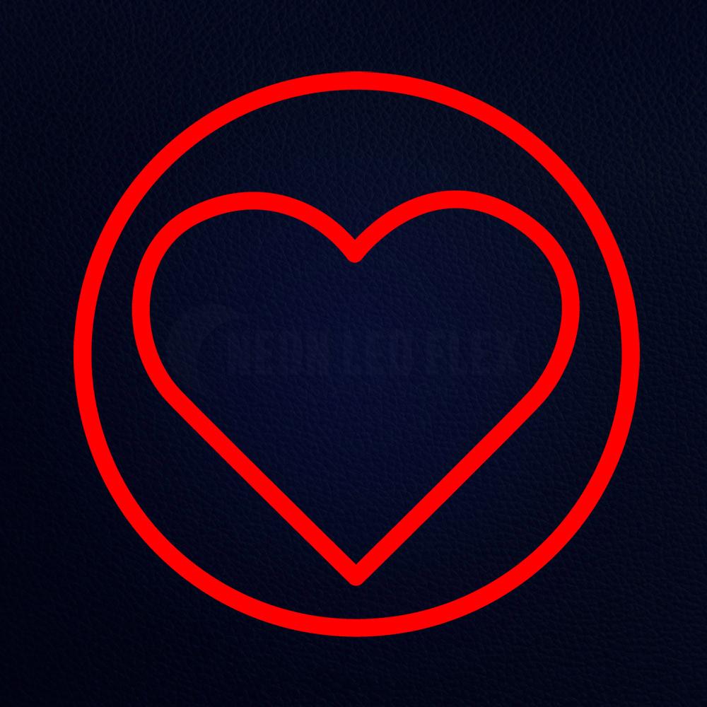 Heart Emoji 14" x 14" LED Neon Sign
