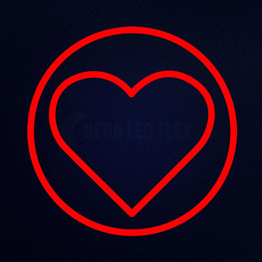 Heart Emoji 14" x 14" LED Neon Sign