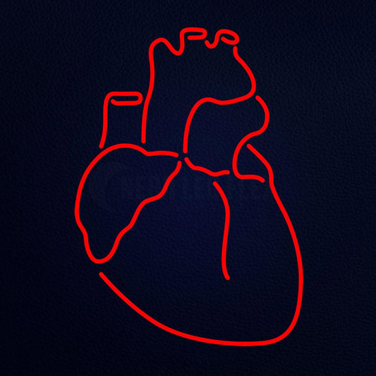 Heart 31" x 24" LED Neon Sign