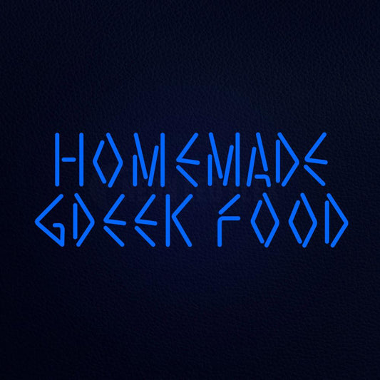 Home Made Greek Food 32" x 13" LED Neon Sign