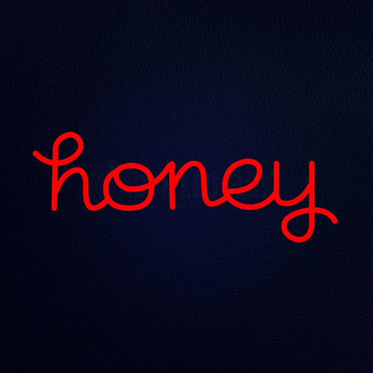 Honey 10" x 24" LED Neon Sign