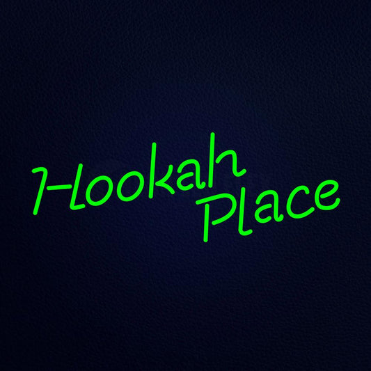 Hookah Place 13" x 32" LED Neon Sign