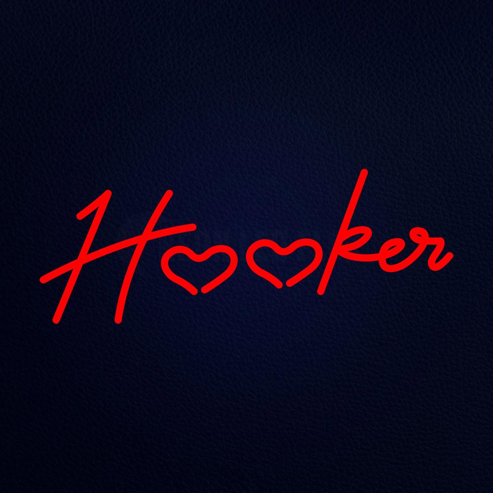 Hooker 10" x 24" LED Neon Sign