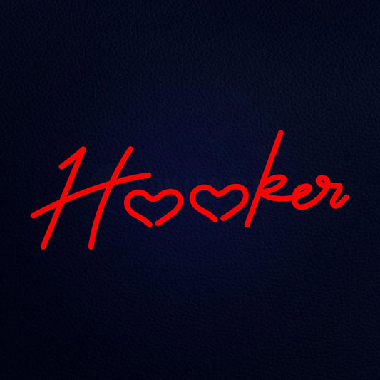 Hooker 10" x 24" LED Neon Sign