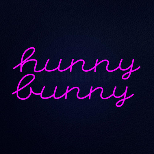 Hunny Bunny 37" x 20" LED Neon Sign