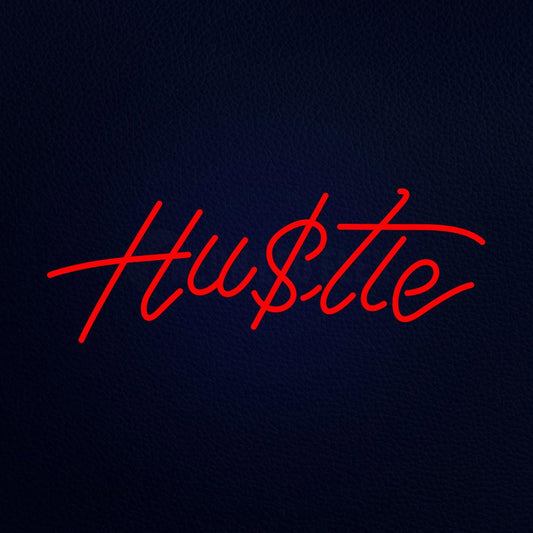 Hustie 32" x 13" LED Neon Sign