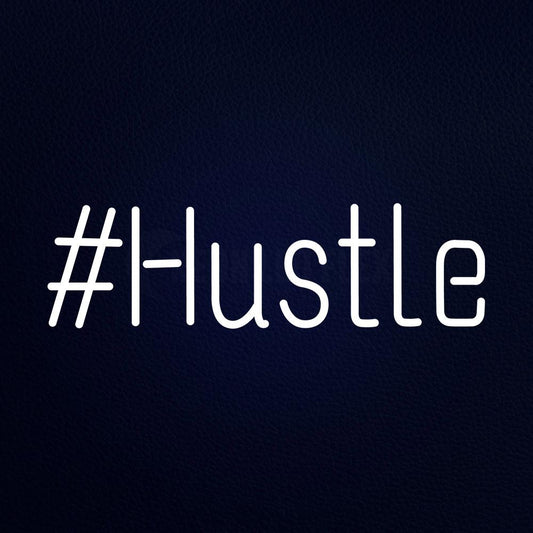 Hustle 24" x 10" LED Neon Sign