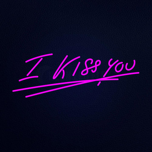 I Kiss You 32" x 13" LED Neon Sign