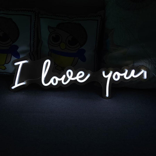 I love You 24" x 7" LED Neon Sign