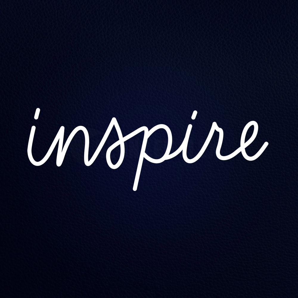 Inspire 24" x 10" LED Neon Sign