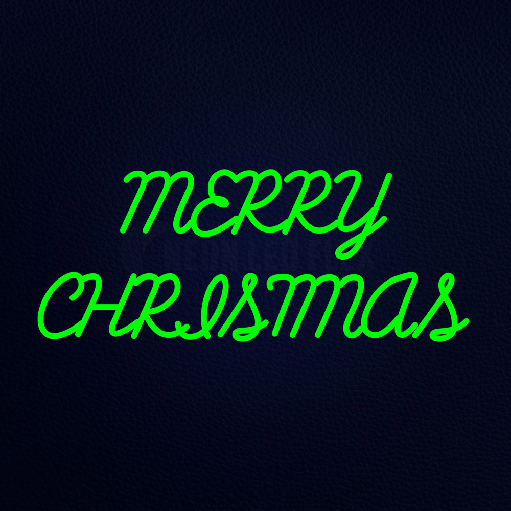 Merry Christmas 30" x 13" LED Neon Sign