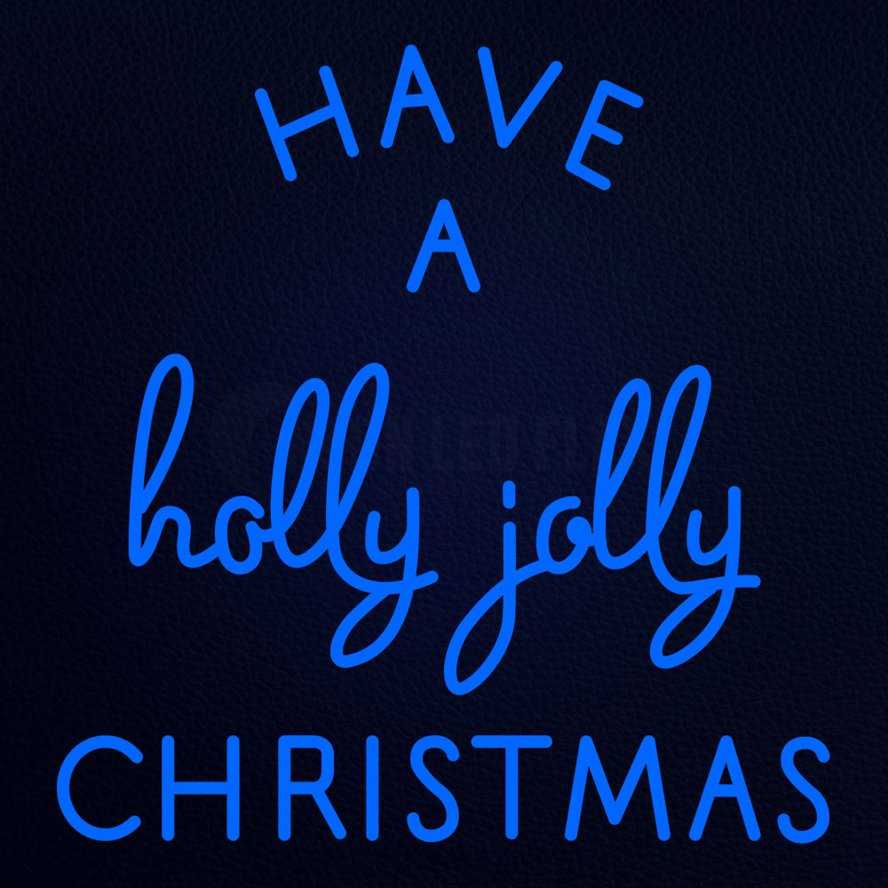 Merry Christmas 24" x 24" LED Neon Sign