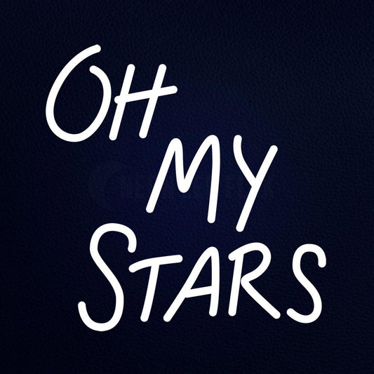 Oh My Stars 16" x 17" LED Neon Sign