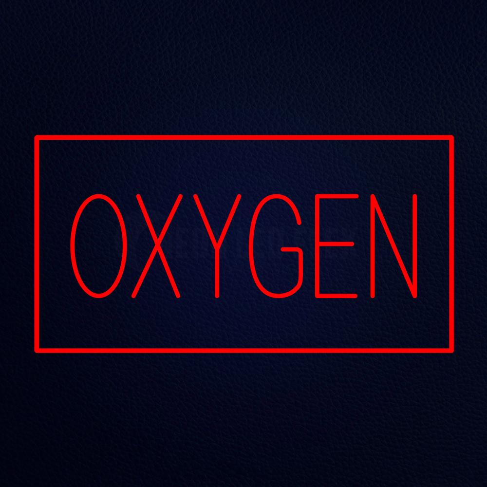 Oxygen Border 20" x 37" LED Neon Sign