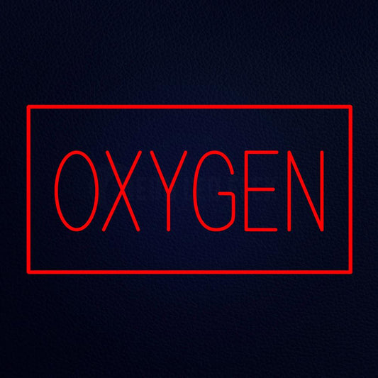 Oxygen Border 20" x 37" LED Neon Sign