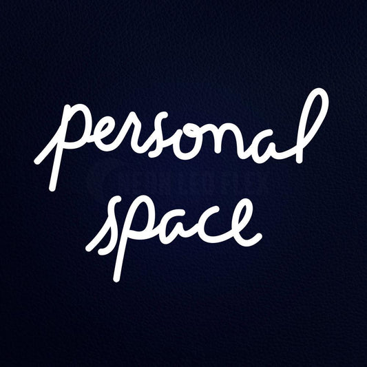 Personal Space 21" x 15" LED Neon Sign