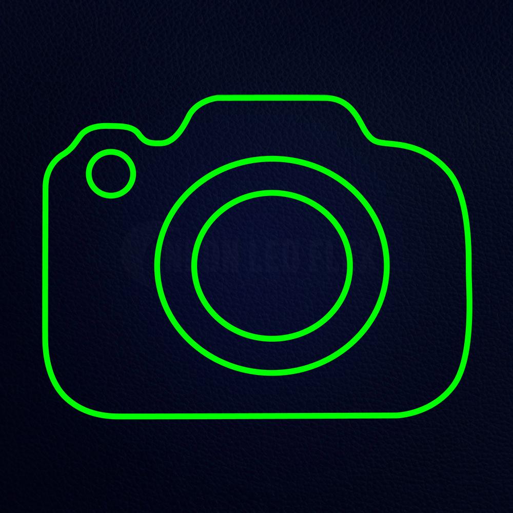 Photo Video Slr Camera 24" x 31" LED Neon Sign