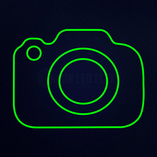 Photo Video Slr Camera 24" x 31" LED Neon Sign