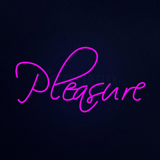 Pleasure 37" x 20" LED Neon Sign