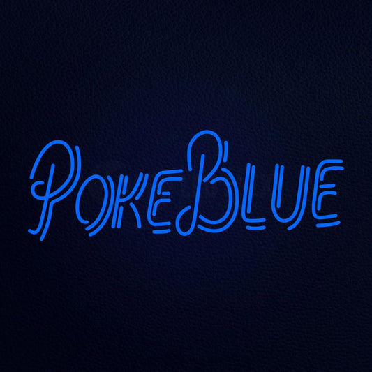 Pokeblue 37" x 15" LED Neon Sign