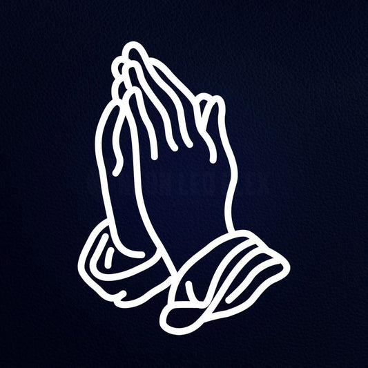 Praying Hands 15" x 19" LED Neon Sign