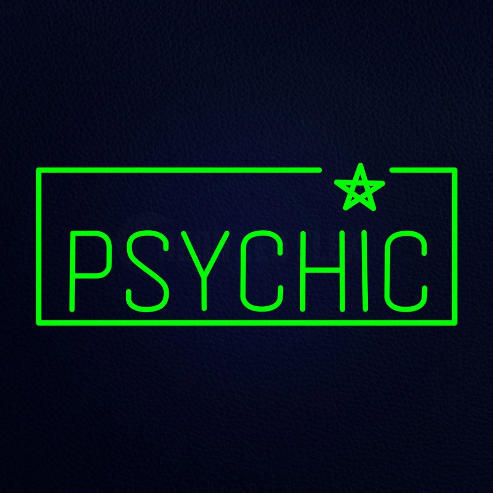 Psychic 13" x 32" LED Neon Sign