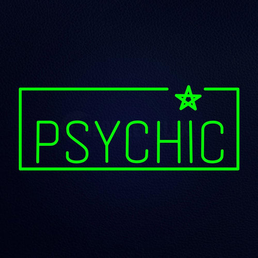 Psychic 13" x 32" LED Neon Sign