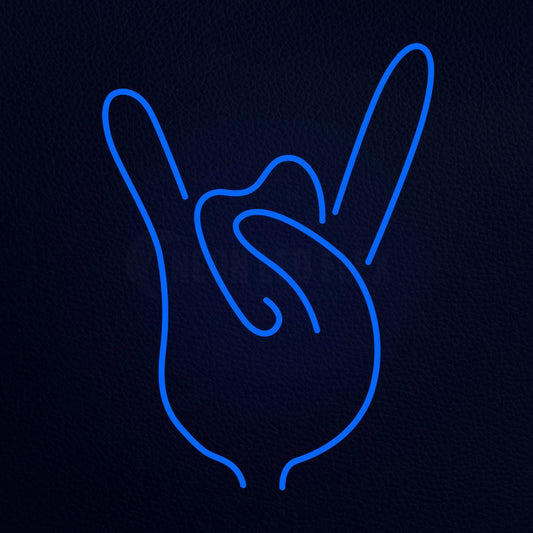 Rock on 31" x 24" LED Neon Sign
