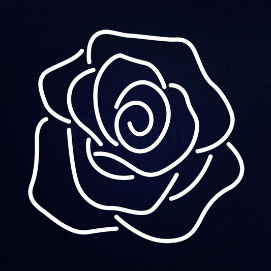 Rose 24" x 24" LED Neon Sign