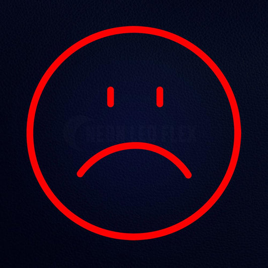 Sad Emoji 14" x 14" LED Neon Sign