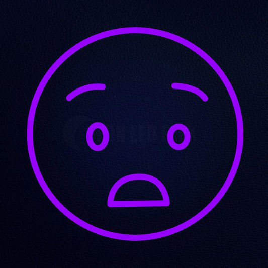 Sad Emoji 14" x 14" LED Neon Sign