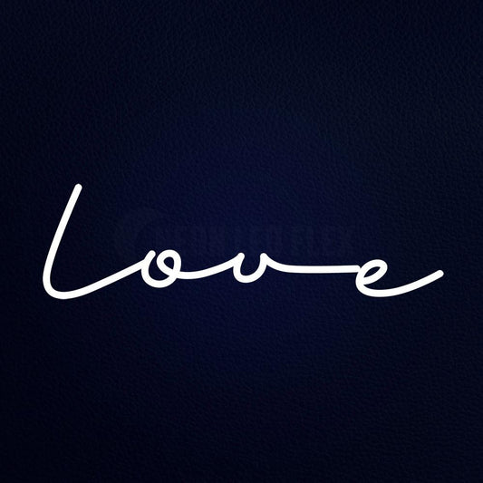 Simple Love 24" x 8" LED Neon Sign