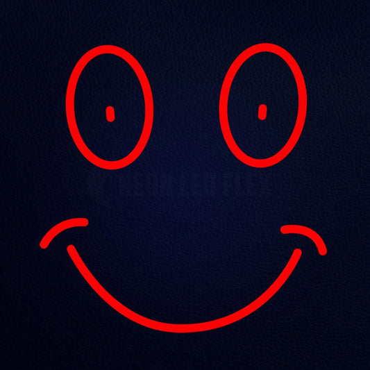 Smile Emoji 14" x 14" LED Neon Sign