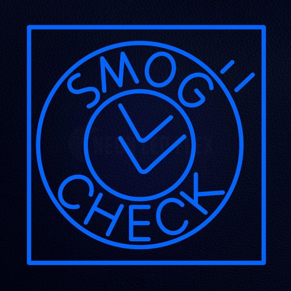 Smog Check Circle 24" x 24" LED Neon Sign