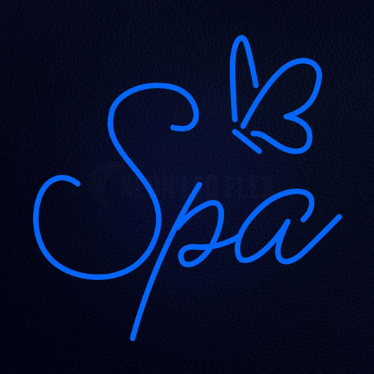 Spa 24" x 24" LED Neon Sign