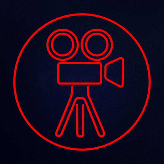 Studio Record 24" x 24" LED Neon Sign